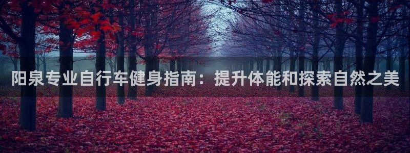 云顶集团官网|阳泉专业自行车健身指南:提升体能和探索自然之美(图1) 云顶集团官网